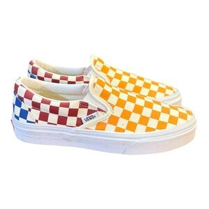 Vans Classic Slip-On Checkerboard Sneakers Women’s Size 6.5